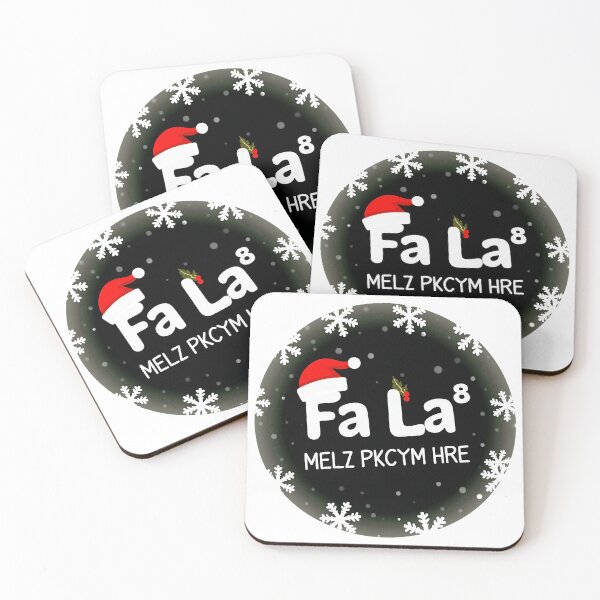 Item preview, Fa La La 8 Santa Hat Funny Christmas Snowflake designed and sold by icm4639.