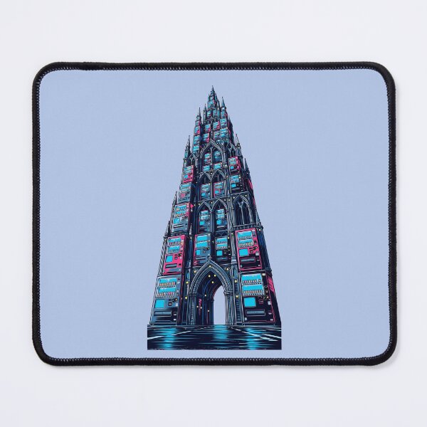 Item preview, Retrowave Vending Machine Cathedral designed and sold by KungPowUnicorn.