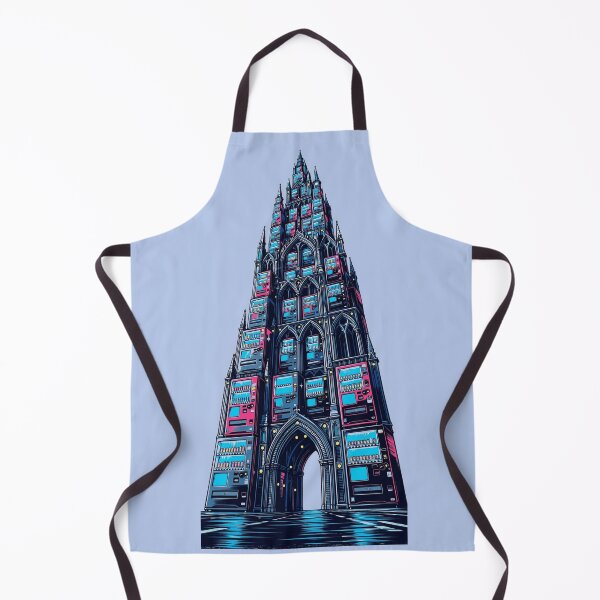 Item preview, Retrowave Vending Machine Cathedral designed and sold by KungPowUnicorn.