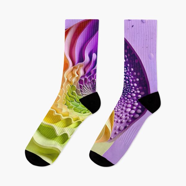 Item preview, Colorful Spiral Abstraction in Purple Orange Green designed and sold by Vicky Brago-Mitchell®.
