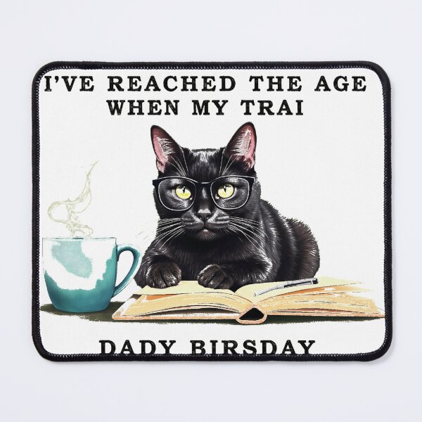 Item preview, Funny Black Cat Coffee Glasses Train of Thought designed and sold by lht6474.