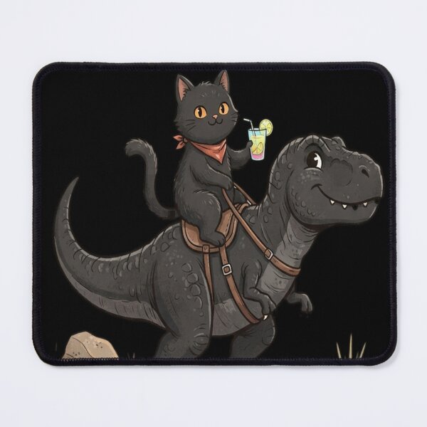 Item preview, Samurai Cat Rides a Dino – Cheers to designed and sold by Barbara8266.