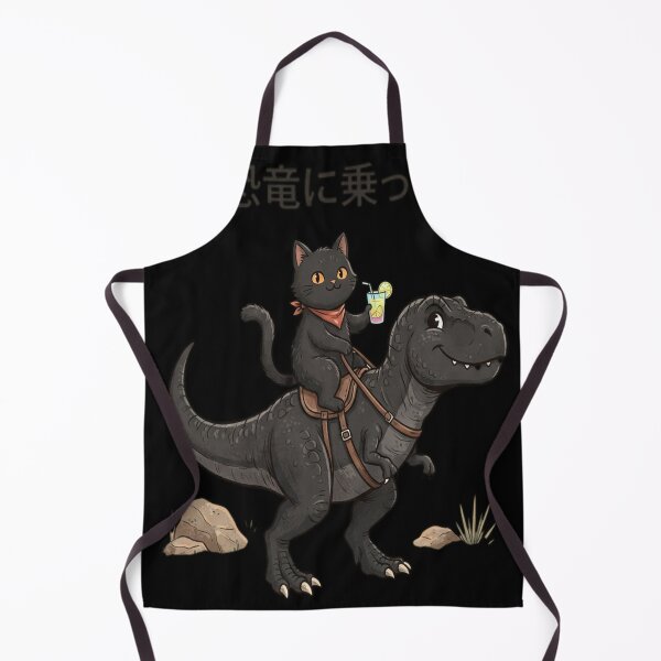 Item preview, Samurai Cat Rides a Dino – Cheers to designed and sold by Barbara8266.