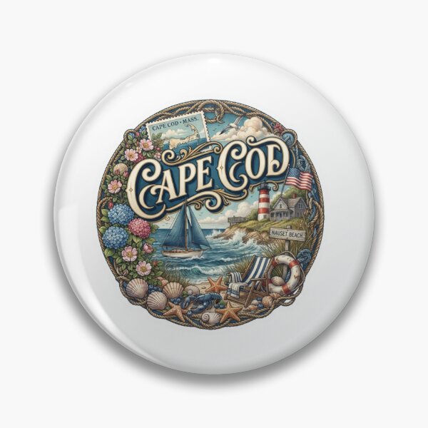 Item preview, Cape Cod Coastal Summer Travel Sticker designed and sold by Imaginarium of Chaos falcon88 .