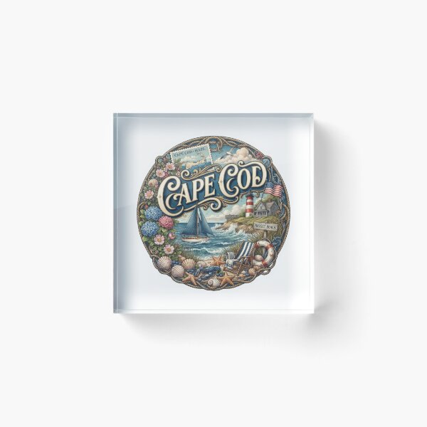 Item preview, Cape Cod Coastal Summer Travel Sticker designed and sold by Imaginarium of Chaos falcon88 .