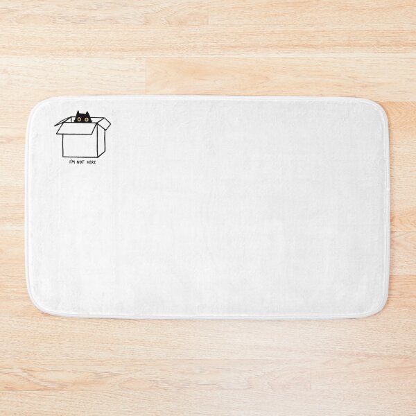 Item preview, Cute Black Cat Hiding In Box I'm Not Here designed and sold by Uniquely Worlds.