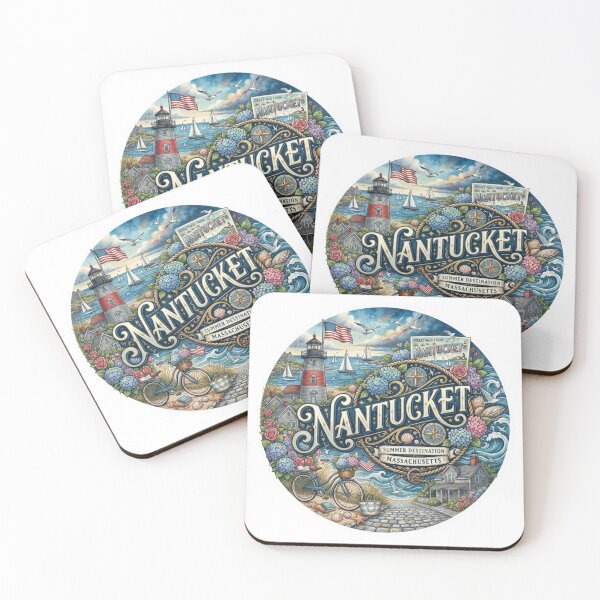Item preview, Nantucket Island Summer Travel Sticker designed and sold by Imaginarium of Chaos falcon88 .