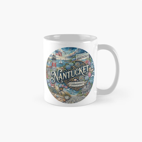 Item preview, Nantucket Island Summer Travel Sticker designed and sold by Imaginarium of Chaos falcon88 .