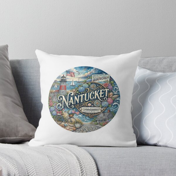 Item preview, Nantucket Island Summer Travel Sticker designed and sold by Imaginarium of Chaos falcon88 .