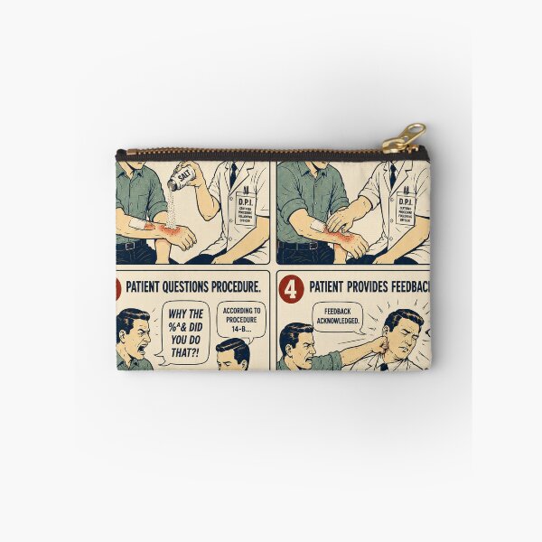 Item preview, When Injury Occurs – Retro Instructional Humor designed and sold by MythPrint Studio.