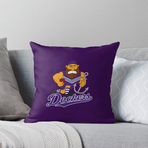 Artikelvorschau, Zeichnung des Maskottchens des Fremantle Dockers Football Club (AFL) entworfen und verkauft von Luke Foran Sports Art.