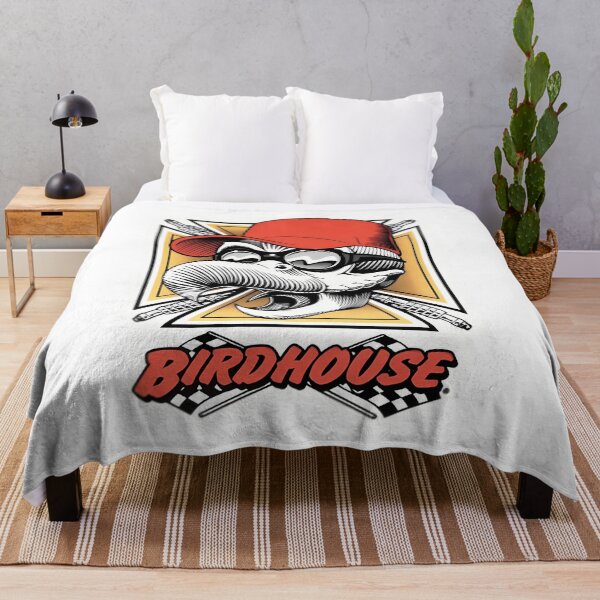 Item preview, Vintage Birdhouse Tony Hawk Bird House Hook Ups Skate Brand Cartoon Hookups Hook-Ups Grim Reaper designed and sold by ArtPowerGraphic.