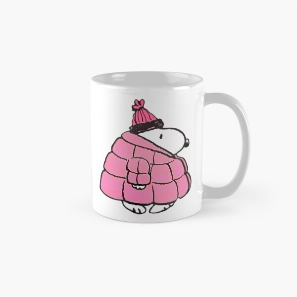 Item preview, Snoopy Pink Puffer Jacket designed and sold by OnayDesignUK.