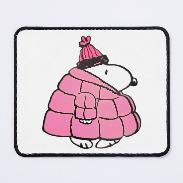 Item preview, Snoopy Pink Puffer Jacket designed and sold by OnayDesignUK.