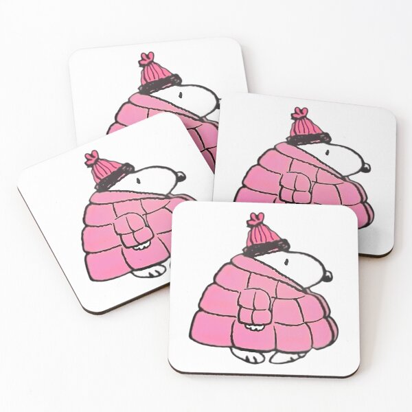 Item preview, Snoopy Pink Puffer Jacket designed and sold by OnayDesignUK.
