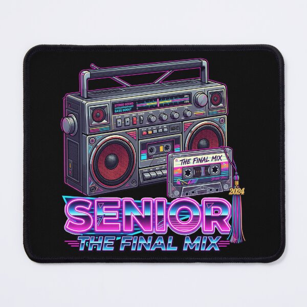 Item preview, Senior The Final Mix 80s Retro Boombox Cassette Graduation designed and sold by Uglyandcute.