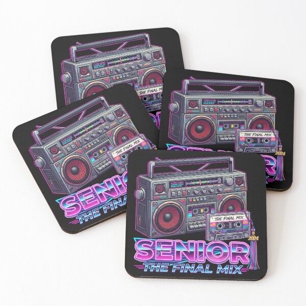 Item preview, Senior The Final Mix 80s Retro Boombox Cassette Graduation designed and sold by Uglyandcute.