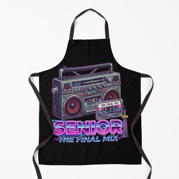 Item preview, Senior The Final Mix 80s Retro Boombox Cassette Graduation designed and sold by Uglyandcute.