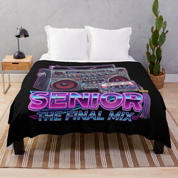 Item preview, Senior The Final Mix 80s Retro Boombox Cassette Graduation designed and sold by Uglyandcute.