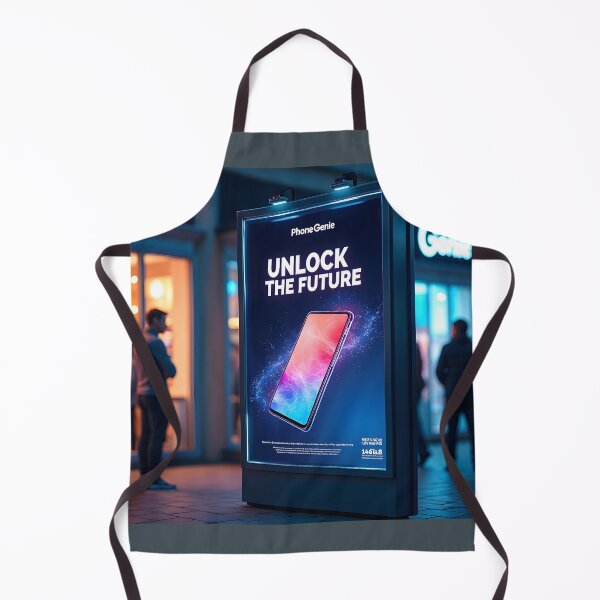 Item preview, Unlock The Future Smart Touch Poster: Neon Particle Tech Canvas designed and sold by Creative-RE.