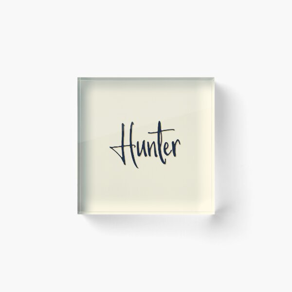 Item preview, HUNTER personalized type design designed and sold by CharlottePlaceArt.