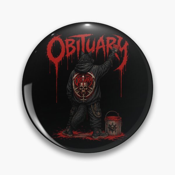Item preview, Obituary Wolf Painter Death Metal Streetwear designed and sold by ZHISUART.