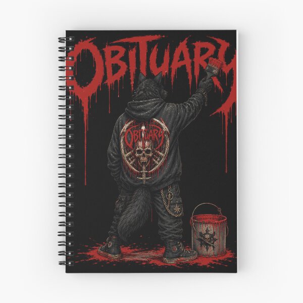 Item preview, Obituary Wolf Painter Death Metal Streetwear designed and sold by ZHISUART.