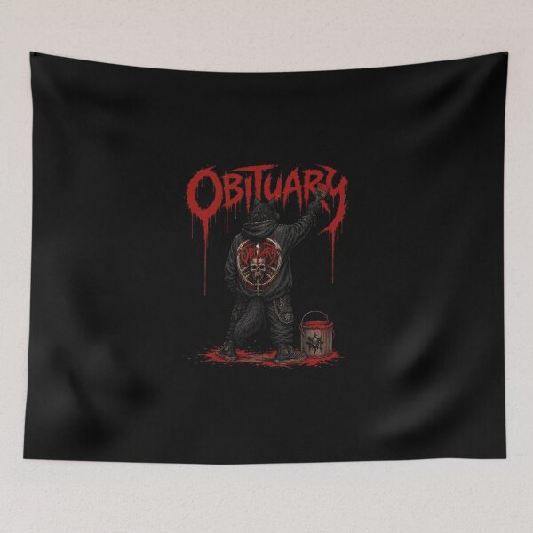 Item preview, Obituary Wolf Painter Death Metal Streetwear designed and sold by ZHISUART.