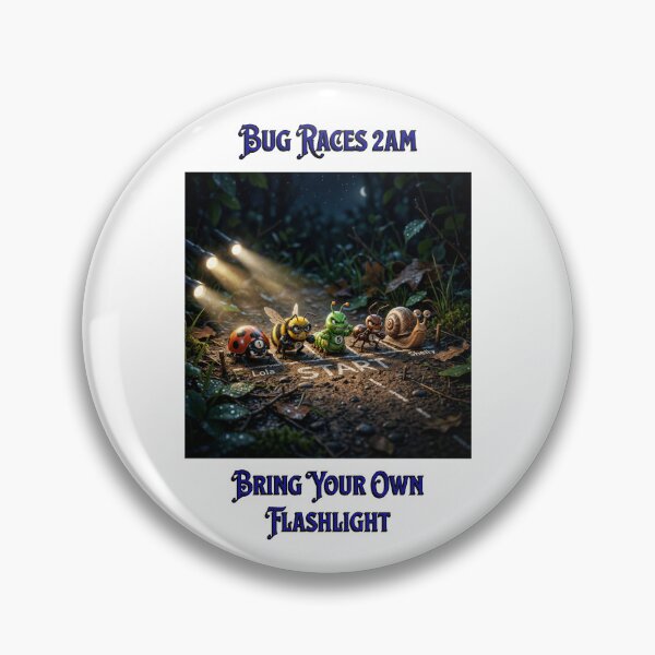 Item preview, #13 Bug Races 2AM Bring Your Own Flashlight designed and sold by Backlash Expressions.