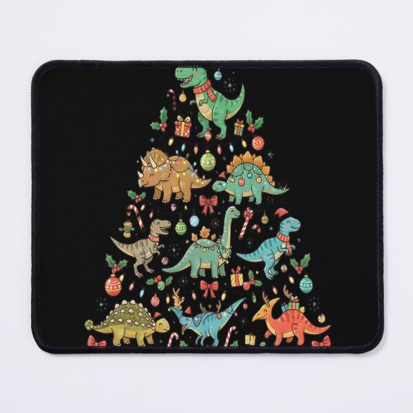 Item preview, Funny Dinosaur Rex Christmas Lights Tree Shirt Santa designed and sold by Barbara8266.