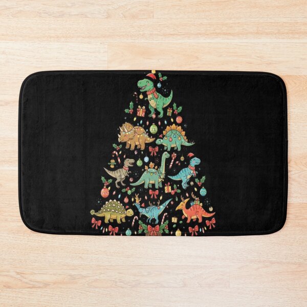Item preview, Funny Dinosaur Rex Christmas Lights Tree Shirt Santa designed and sold by Barbara8266.