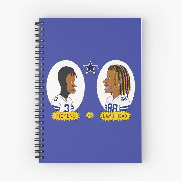 Item preview, CeeDee Lamb & George Pickens – Dallas Cowboys Beavis & Butt-Head Parody designed and sold by 998lc.