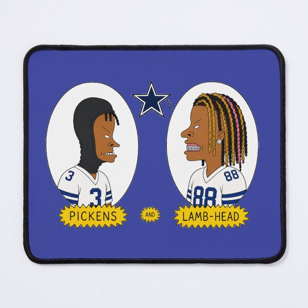 Item preview, CeeDee Lamb & George Pickens – Dallas Cowboys Beavis & Butt-Head Parody designed and sold by 998lc.