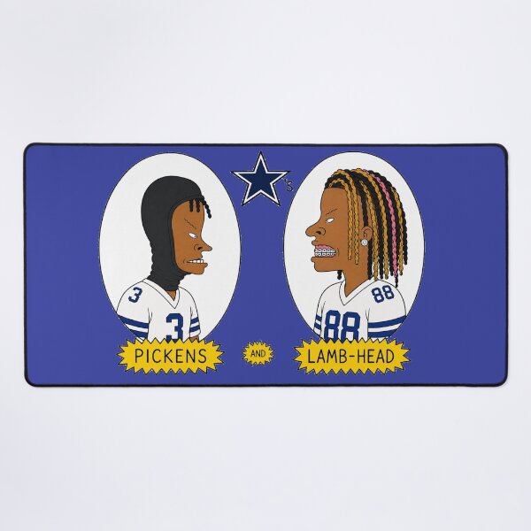 Item preview, CeeDee Lamb & George Pickens – Dallas Cowboys Beavis & Butt-Head Parody designed and sold by 998lc.