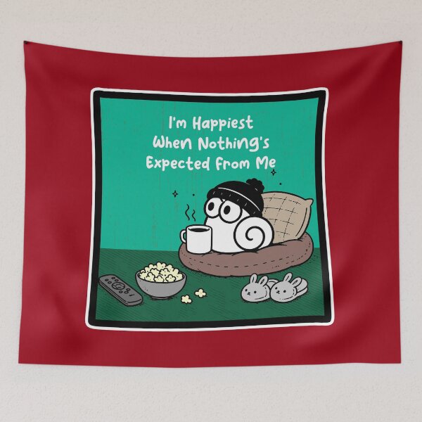 Item preview, I'm Happiest When Nothing Is Expected From Me - Cozy Introvert designed and sold by snewen.