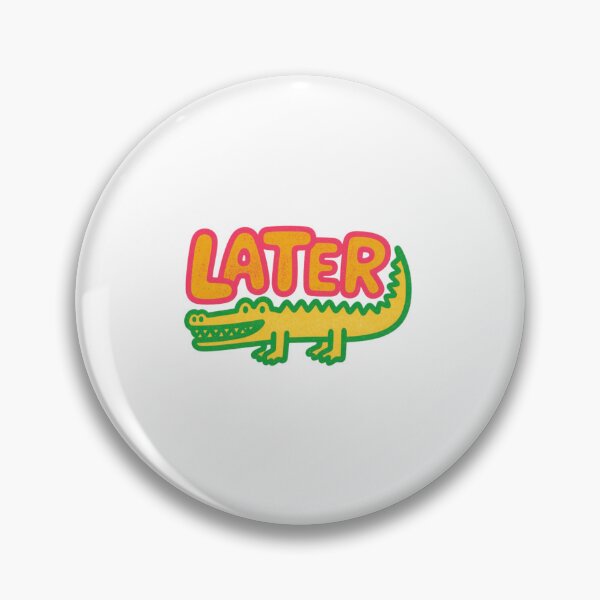 Item preview, Later Gator Funny Alligator — Cute Retro Crocodile Quote designed and sold by Colorful-Garden.