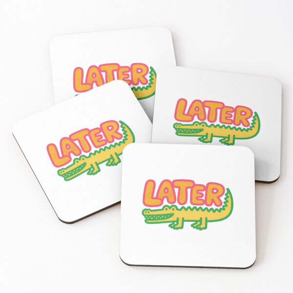 Item preview, Later Gator Funny Alligator — Cute Retro Crocodile Quote designed and sold by Colorful-Garden.