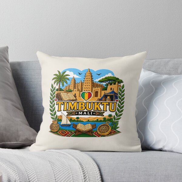 Item preview, Timbuktu, Mali - Historic Desert City, Cultural Design designed and sold by Myra365Art.