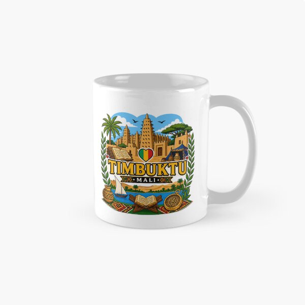 Item preview, Timbuktu, Mali - Historic Desert City, Cultural Design designed and sold by Myra365Art.