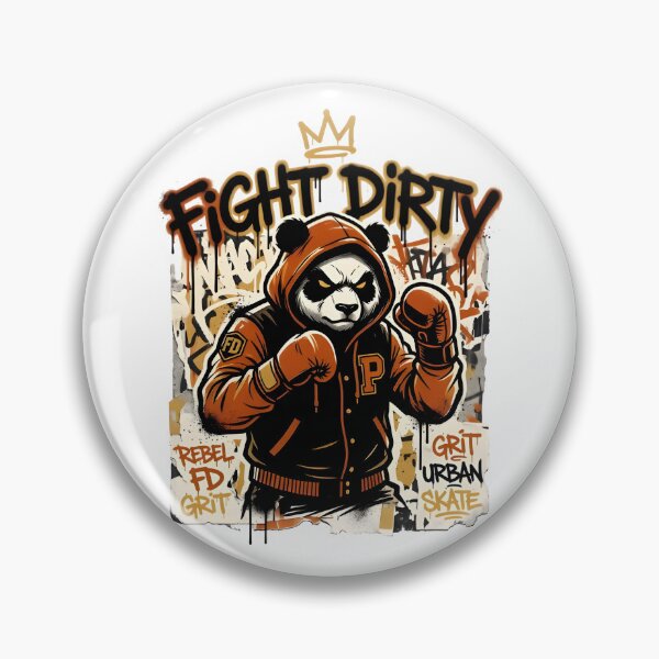 Item preview, Fighting Panda Streetwear – Grit Urban Boxing Bear Graphic designed and sold by StickerNestYou.