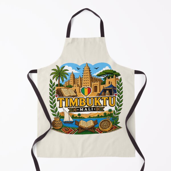 Item preview, Timbuktu, Mali - Historic Desert City, Cultural Design designed and sold by Myra365Art.