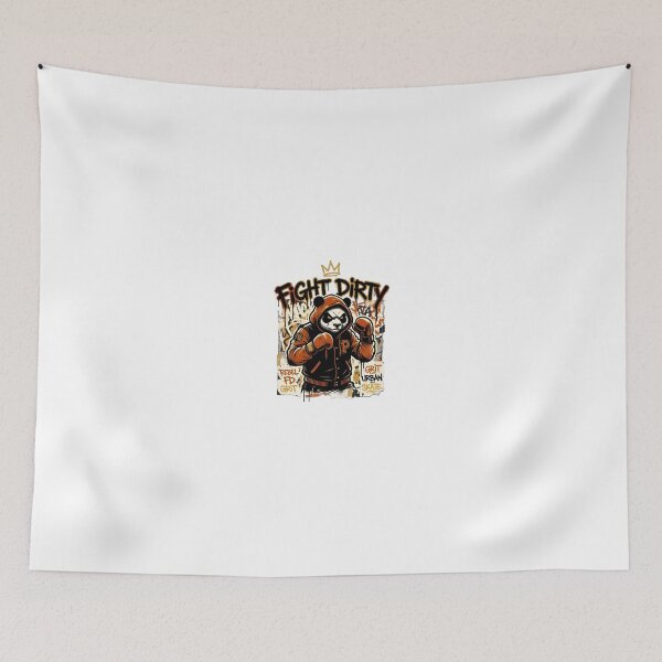 Item preview, Fighting Panda Streetwear – Grit Urban Boxing Bear Graphic designed and sold by StickerNestYou.