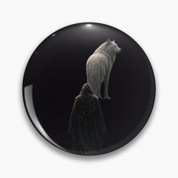Item preview, White Wolf Winter Cathedral designed and sold by GeoWhimsy Studio.