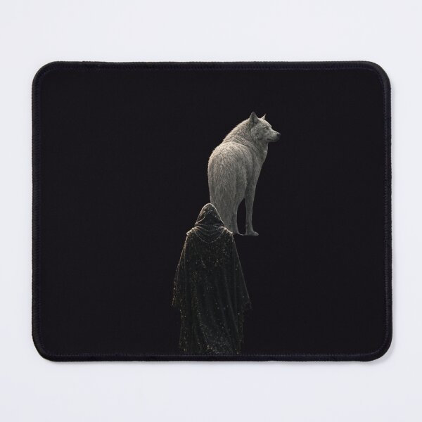 Item preview, White Wolf Winter Cathedral designed and sold by GeoWhimsy Studio.