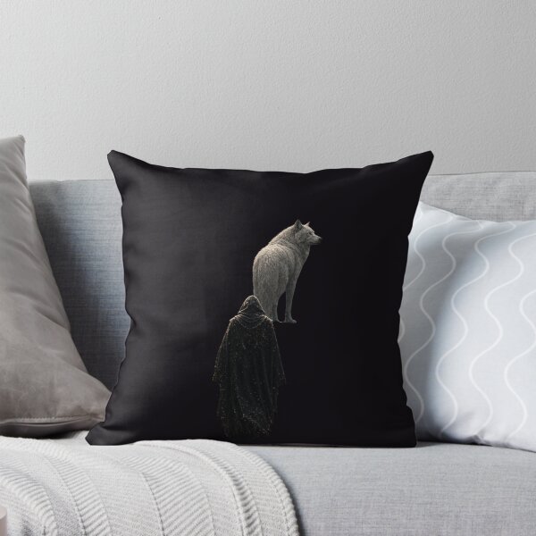 Item preview, White Wolf Winter Cathedral designed and sold by GeoWhimsy Studio.
