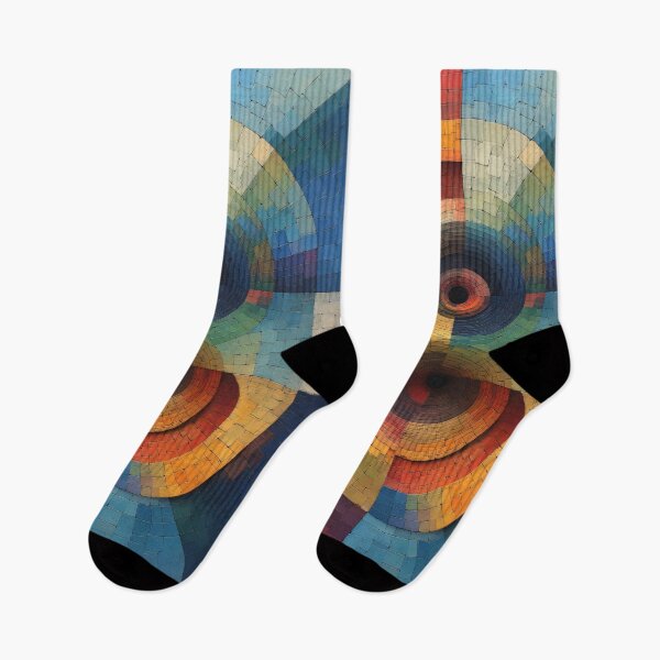Item preview, Abstract bursts of color unfold into a circular pattern. designed and sold by Mianku | Für das Leben.