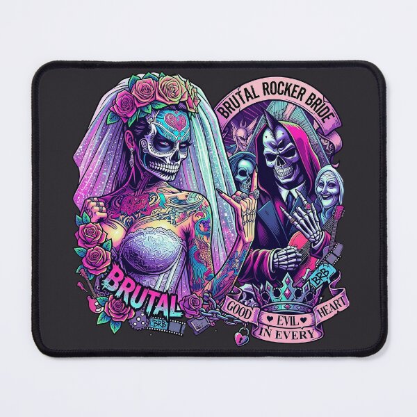 Item preview, Brutal Rocker Bride Sugar Skull designed and sold by Voodoo Store Paranormal Collections.