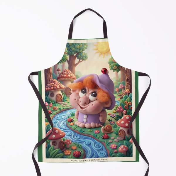 Item preview, Whimsical Gnome in Enchanted Forest designed and sold by Andrey Yurkevich Art.