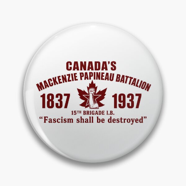 Item preview, Canadas Mackenzie Papineau Battalion Antifascist Commemorative Artwork Print designed and sold by PinUpPizzazz.