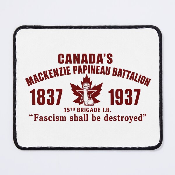 Item preview, Canadas Mackenzie Papineau Battalion Antifascist Commemorative Artwork Print designed and sold by PinUpPizzazz.